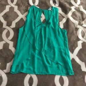 Teal blouse